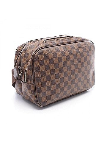 Louis Vuitton Louis Vuitton Reporter PM Damier Ebene Shoulder Bag/Handbag, Coated Canvas and Leather, Women's, Brown, N45253 (view 2)