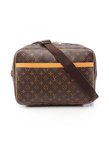 Louis Vuitton Louis Vuitton Reporter GM Shoulder Bag/Handbag, Coated Canvas and Leather, Monogram Pattern, Women's, Brown, M45252 (view 1)