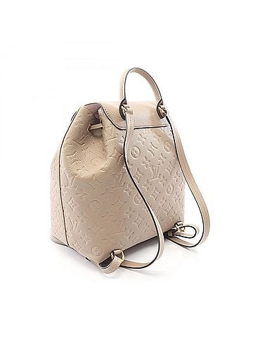 Louis Vuitton Louis Vuitton Montsouris PM Monogram Empreinte Tourtrell Backpack/Handbag, Leather, Women's, Beige, M45410 (view 2)