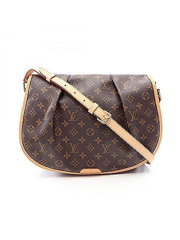Louis Vuitton Louis Vuitton Menilmontant MM Monogram Shoulder Bag/Handbag, Coated Canvas and Leather, Women's, Brown, M40473 (view 1)