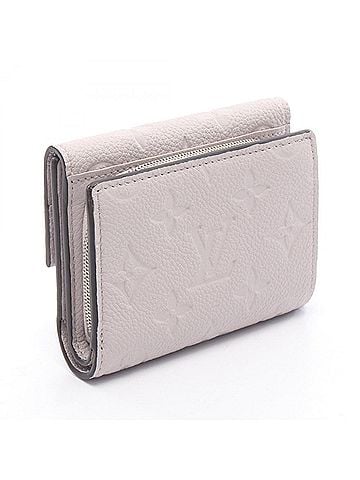 Louis Vuitton Louis Vuitton Portefeuille Métis Compact Monogram Empreinte Tri-fold Wallet, Leather, Women's, Gray (M13464) (view 2)