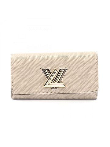 Louis Vuitton Louis Vuitton Portefeuille Twist Epi Galet Bi-fold Long Wallet, Leather, Women's, Beige, M67510 (view 1)