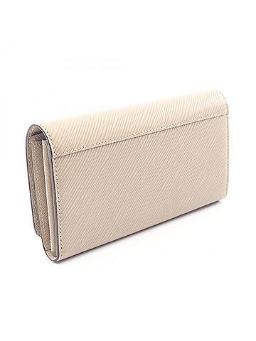 Louis Vuitton Louis Vuitton Portefeuille Twist Epi Galet Bi-fold Long Wallet, Leather, Women's, Beige, M67510 (view 2)