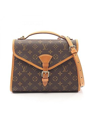Louis Vuitton Louis Vuitton Bel Air Monogram 2-Way Handbag, Coated Canvas Leather, Women's, Brown, M51122 (view 1)