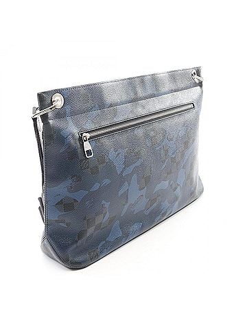 Louis Vuitton Louis Vuitton Hunter Damier Cobalt Camouflage Shoulder Bag/Handbag, Coated Canvas Leather, Men's, Blue/Black, N41653 (view 2)