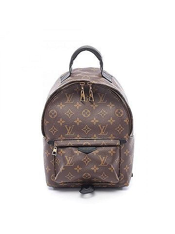 Louis Vuitton Louis Vuitton Palm Springs PM Monogram Backpack/Handbag, Coated Canvas and Leather, Women's, Brown/Black, M41560 (view 1)