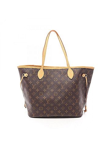 Louis Vuitton Louis Vuitton Neverfull MM Monogram Tote Bag Handbag, Coated Canvas Leather, Women's, Brown, M40156 (view 1)
