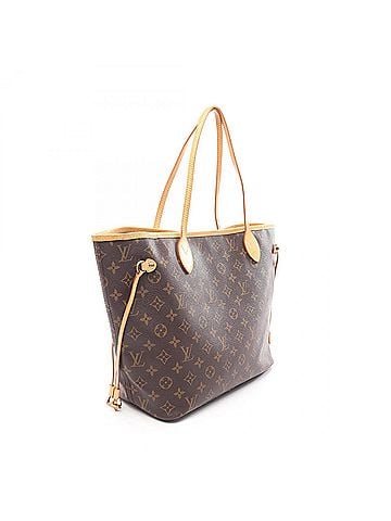 Louis Vuitton Louis Vuitton Neverfull MM Monogram Tote Bag Handbag, Coated Canvas Leather, Women's, Brown, M40156 (view 2)