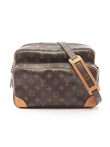 Louis Vuitton Louis Vuitton Nile Monogram Shoulder Bag/Handbag, Coated Canvas and Leather, Women's, Brown, M45244 (view 1)