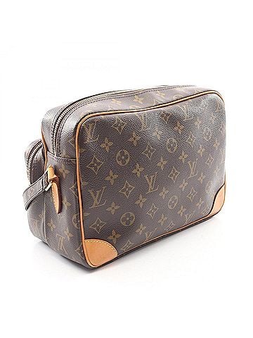 Louis Vuitton Louis Vuitton Nile Monogram Shoulder Bag/Handbag, Coated Canvas and Leather, Women's, Brown, M45244 (view 2)