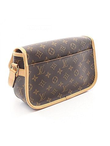 Louis Vuitton Louis Vuitton Sologne Monogram Shoulder Bag/Handbag, Coated Canvas and Leather, Women's, Brown, M42250 (view 2)