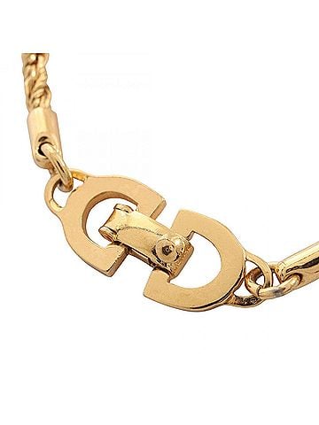 Christian Dior Christian Dior Dior Chain Necklace Jewelry GP (Gold Plated) Women's Gold Tone (view 1)