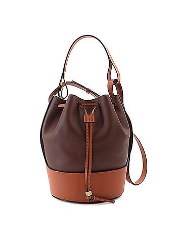 Loewe Loewe Balloon Medium 2-way Hand/Shoulder Handbag, Leather, Brown (view 1)