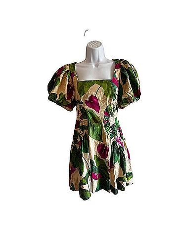 FARM Rio Anthurium Leaves Cocktail Dress (view 1)