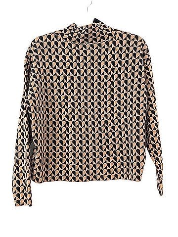 Anthropologie The Carys Mock-Neck Heart Sweater Pullover Sweater (view 2)