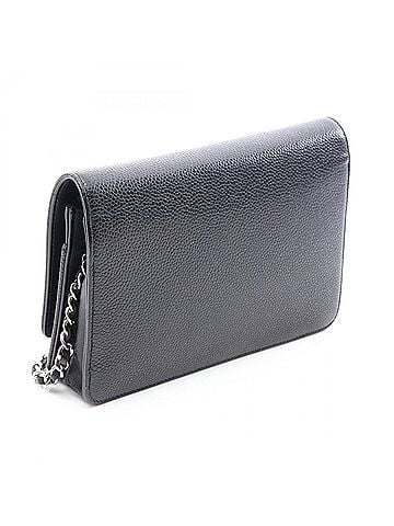Chanel Chanel Coco Mark Shoulder Bag/Handbag, Caviar Leather (Grained Calfskin), Women's, Black (view 2)