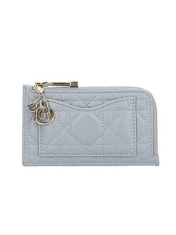 Christian Dior Christian Dior Lady Cosmos Zip Card Holder, Business Case/Card Case, Lambskin S0965ONMJ_M81B, Women's Wallet/Coin Case (view 1)