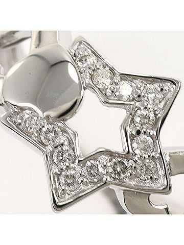 Unbranded 18K (18-karat white gold) ring with 1 diamond (0.11ct), card included, total weight 4.3g, jewelry. (view 2)