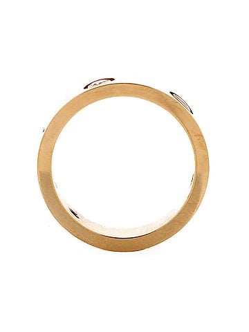 Cartier Love 3 Diamonds Band Ring 18K Yellow Gold with Diamonds (view 2)
