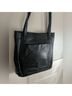 FRYE 100% Leather Solid Black Leather Shoulder Bag One size - photo 7