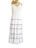 Catherine Malandrino 100% Cotton 100% Cotton Solid White Active Dress Size XL - photo 2