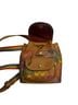 Coach Print Multi Color Brown Leather Backpack One size - photo 2