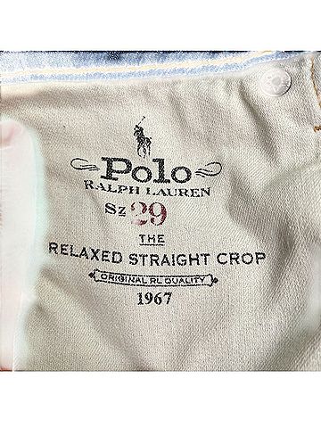 Polo by Ralph Lauren Relaxed Straight Crop Jeans (view 2)