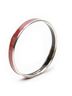 Hermes Leather Goods Maroon Enamel Bangle PM One size - photo 1