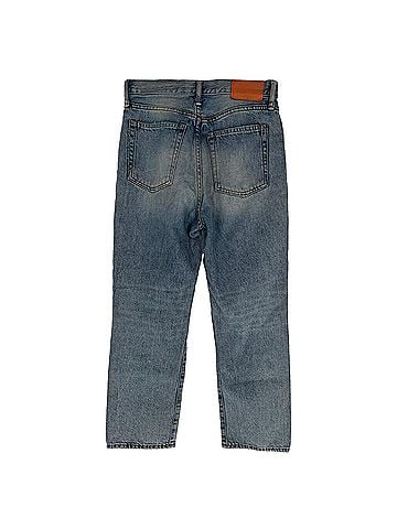 Acne Acne Studios Distressed Jeans in Blue Cotton (view 2)