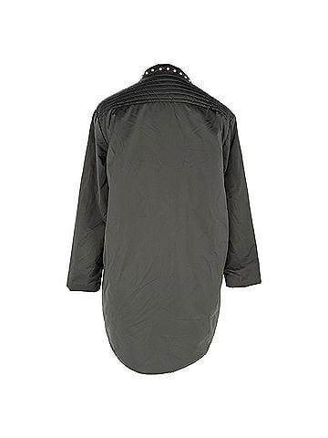 Moschino Love Moschino Zip-Up Coat in Black Polyester (view 2)