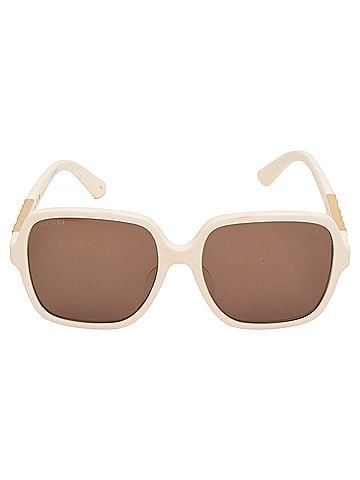 Gucci Gucci GG1189SA Oversized Sunglasses in Ivory Acetate (view 1)
