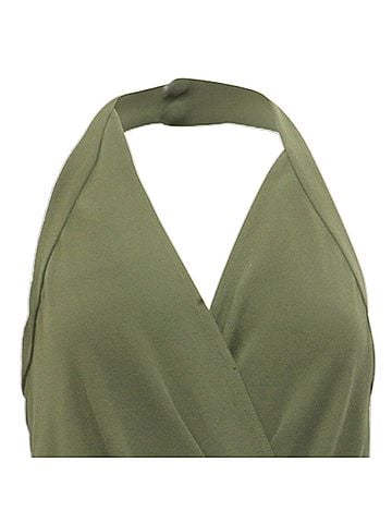Diane von Furstenberg Diane von Furstenberg Wrap Dress in Green Polyester (view 2)