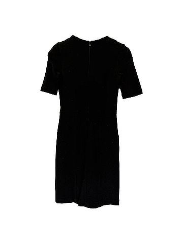 Joseph Joseph Velvet Shift Mini Dress in Black Viscose (view 2)