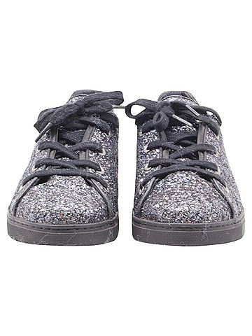 Stuart Weitzman Stuart Weitzman Low-Top Sneakers in Multicolor Glitter (view 2)
