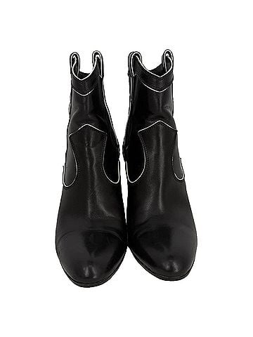 Gianvito Rossi Gianvito Rossi Western Ankle Boots in Black Leather (view 1)