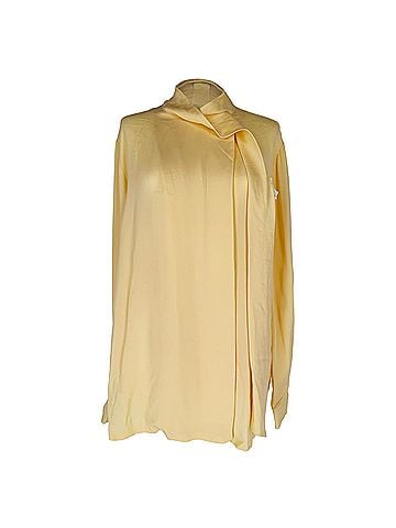 Max Mara Max Mara Onorata Scarf Accent Blouse in Ivory Silk (view 1)