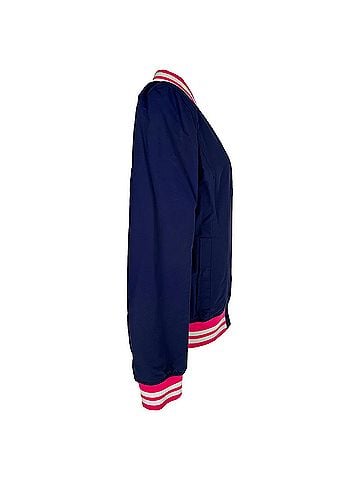 Moschino Love Moschino Bomber Jacket in Navy Blue Polyester (view 2)
