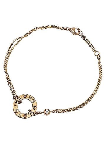 Cartier Cartier Love Circle Bracelet, 18K Pink Gold, Women's, CARTIER (view 1)