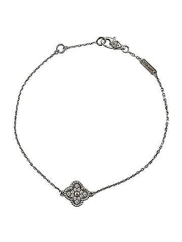 Van Cleef & Arpels Van Cleef &amp; Arpels Sweet Alhambra Bracelet, 18K White Gold, Diamonds, Women's. (view 1)