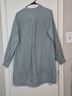 Transit Par-Such Solid Gray Blue Button-Down Shirt Size L - photo 4