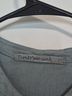 Transit Par-Such Solid Gray Blue Button-Down Shirt Size L - photo 3