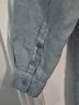 Transit Par-Such Solid Gray Blue Button-Down Shirt Size L - photo 6