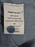 Transit Par-Such Solid Gray Blue Button-Down Shirt Size L - photo 5