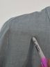 Transit Par-Such Solid Gray Blue Button-Down Shirt Size L - photo 8