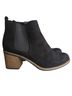 White Mountain Black Ankle Boots Size 8 1/2 - photo 1