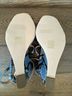 J.Crew Snake Print Blue Black Wedges Size 9 1/2 - photo 3