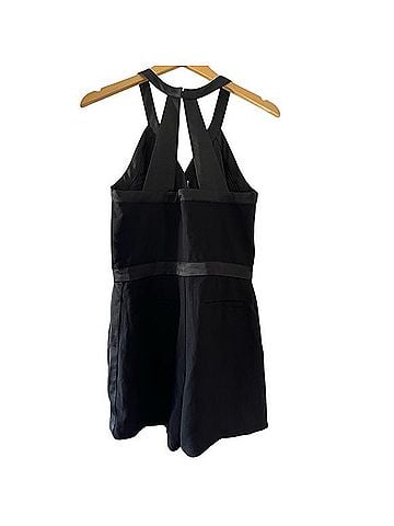 Parker Black Halter Jumpsuit Casual Pants (view 2)