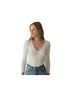 DÔEN 100% Cotton White Long Sleeve Top Size XS - photo 1