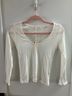 DÔEN 100% Cotton White Long Sleeve Top Size XS - photo 3