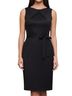 Talbots 70% Viscose 30% Cotton 100% Polyester Solid Black Cocktail Dress Size 16 - photo 1